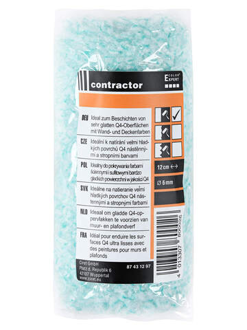 Валик Contractor Roughtex 8743 полимикс 17мм / Контрактор Рутекс