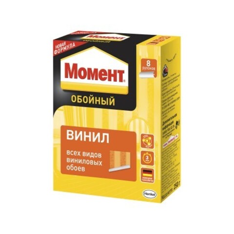 Клей для всех видов виниловых обоев Момент Винил