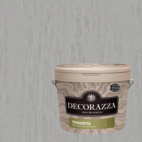 Декоративная штукатурка с эффектом камня травертина Decorazza Traverta / Декорацца Траверта