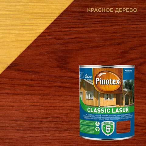 Пропитка деревозащитная Pinotex Classic Lasur / Пинотекс Классик Лазурь