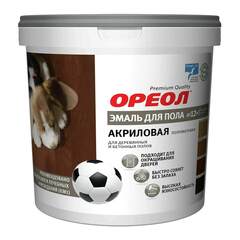 Эмаль для пола акриловая Ореол