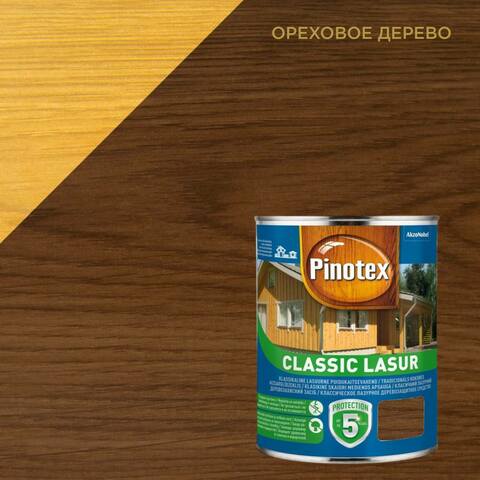 Пропитка деревозащитная Pinotex Classic Lasur / Пинотекс Классик Лазурь