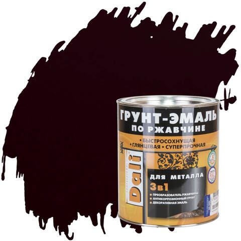 Грунт-эмаль по ржавчине 3 в 1 Dali / Дали