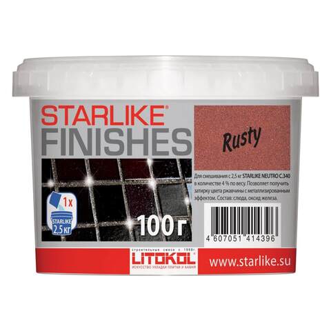 Декоративная добавка в затирку Litokol Starlike®Finishes / Литокол Старлайк Финиш