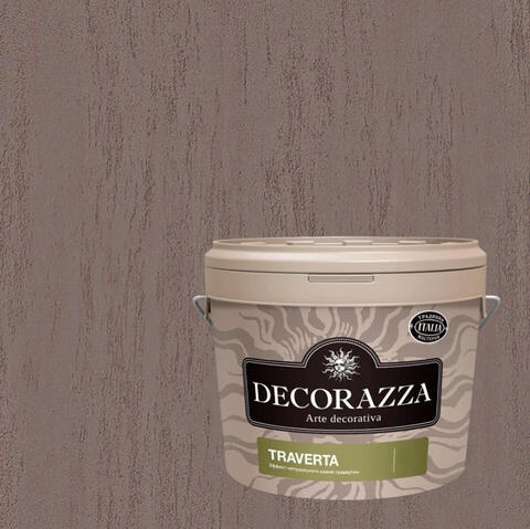Декоративная штукатурка с эффектом камня травертина Decorazza Traverta / Декорацца Траверта