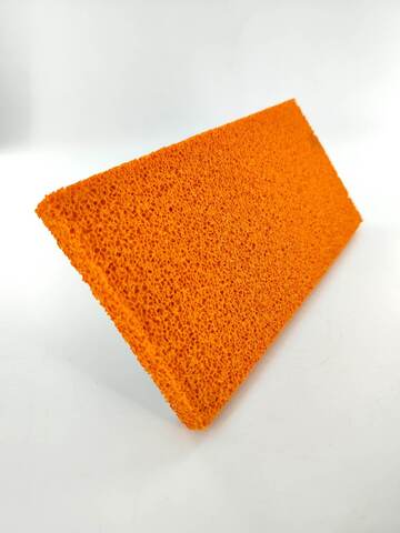 Терка с губчатой резиной ручка пластиковая Olejnik Plastic / Олейник