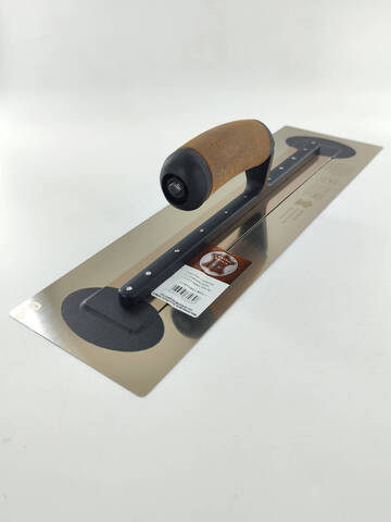 Кельма с ручкой кожа Olejnik Premium Gold Line Vintage Medium Flex 0,4 мм / Олейник