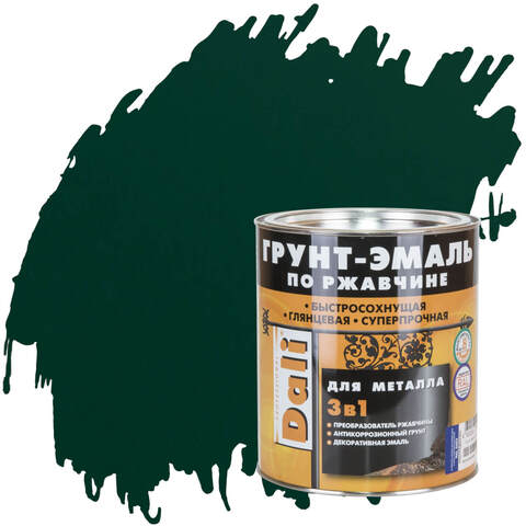 Грунт-эмаль по ржавчине 3 в 1 Dali / Дали