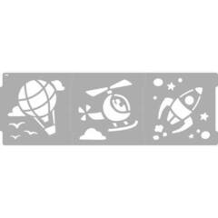 Трафарет бордюр для декоративных штукатурок Art Decor / Арт Декор