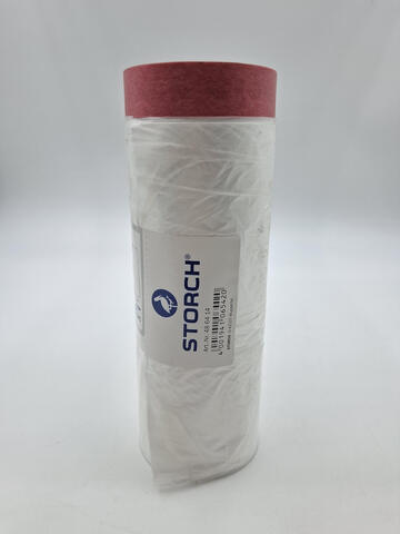 Пленка защитная с красной малярной лентой Storch Premium CQ Folie Roteband / Шторх