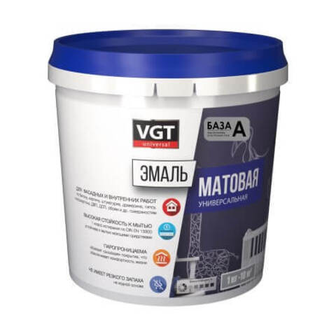 Эмаль универсальная матовая ВД-АК-1179 VGT / ВГТ