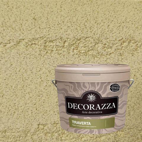 Декоративная штукатурка с эффектом камня травертина Decorazza Traverta / Декорацца Траверта