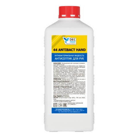 Антибактериальное антисептическое средство для рук Dec Prof 44 Antibact Hand