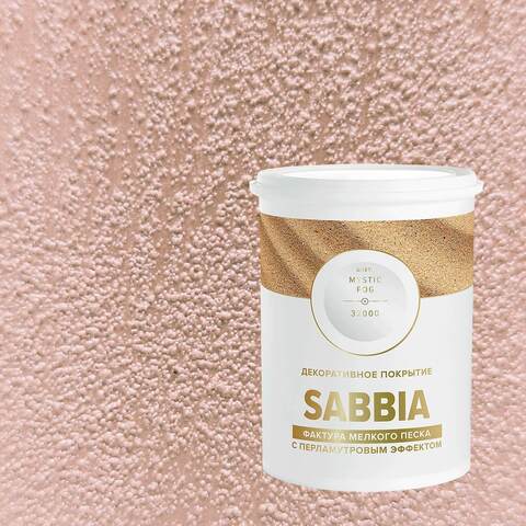 Декоративная штукатурка с эффектом перламутрового песка Vincent Decor Sabbia / Винсент Декор Саббия