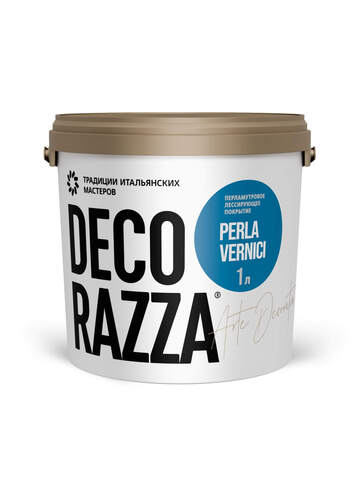 Декоративное перламутровое лессирующее покрытие Decorazza Perla Vernici Декорацца Перла Верничи