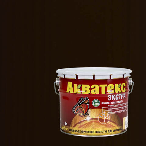 Защитно-декоративное покрытие для древесины Акватекс Экстра