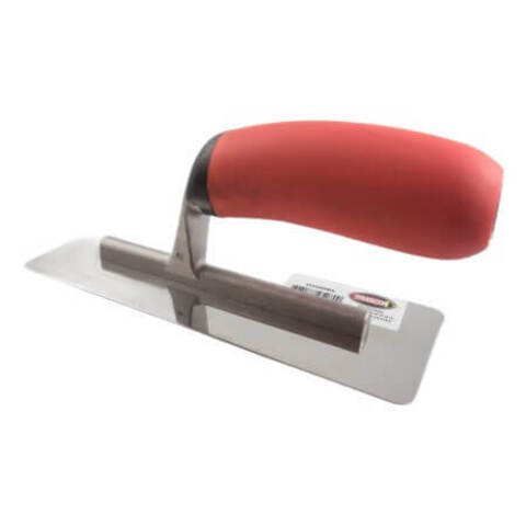 Кельма венецианская трапециевидная с прорезиненной ручкой STMDecor D2080BS / СТМДекор