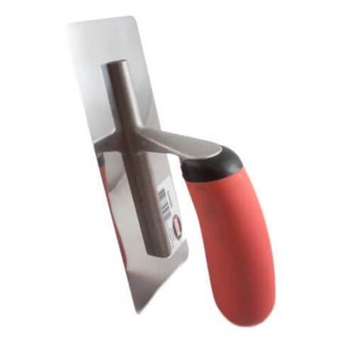 Кельма венецианская трапециевидная с прорезиненной ручкой STMDecor D2080BS / СТМДекор