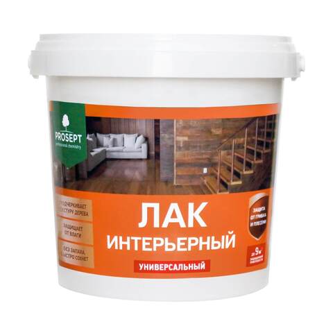 Лак интерьерный для дерева и камня Prosept / Просепт