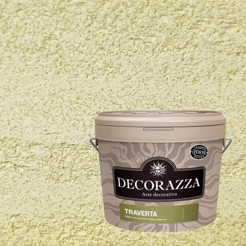 Декоративная штукатурка с эффектом камня травертина Decorazza Traverta / Декорацца Траверта