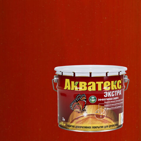 Защитно-декоративное покрытие для древесины Акватекс Экстра