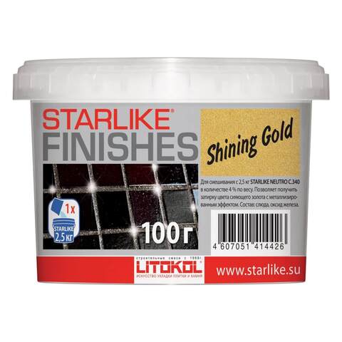 Декоративная добавка в затирку Litokol Starlike®Finishes / Литокол Старлайк Финиш