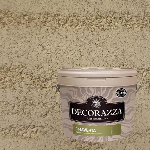 Декоративная штукатурка с эффектом камня травертина Decorazza Traverta / Декорацца Траверта