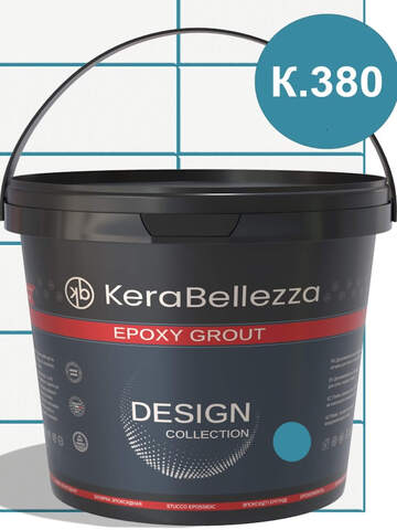 Затирка для плитки двухкомпонентная на эпоксидной основе KeraBellezza Design / Керабеллецца