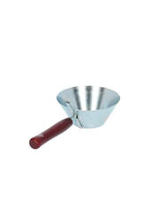 Ковш штукатурный, металлический с деревянной ручкой Olejnik / Олейник