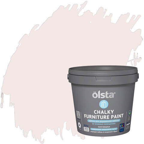 Краска для деревянной мебели кухонь и ванных Olsta Chalky Furniture Paint / Ольста