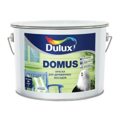 Краска для деревянных фасадов Dulux Domus / Дюлакс Домус полуглянцевая