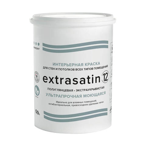 Краска для кухни и ванной Vincent Extrasatin 12 / Винсент Экстрасатин