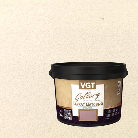 Штукатурка декоративная VGT Gallery Бархат Матовый / ВГТ