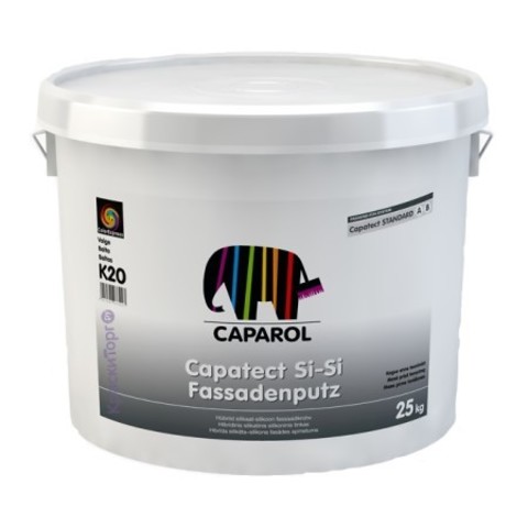 Штукатурка силикатно-силиконовая Caparol Si-Si Fassadenputz / Капарол
