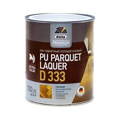 Лак паркетный полиуретановый глянцевый Dufa Premium PU Parquet Laquer D333 / Дюфа Премиум