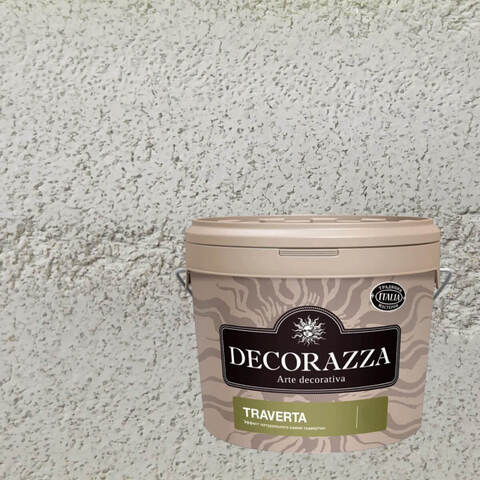 Декоративная штукатурка с эффектом камня травертина Decorazza Traverta / Декорацца Траверта