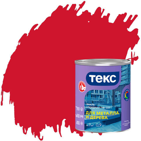 Эмаль алкидная ПФ-115 для дерева и металла Текс