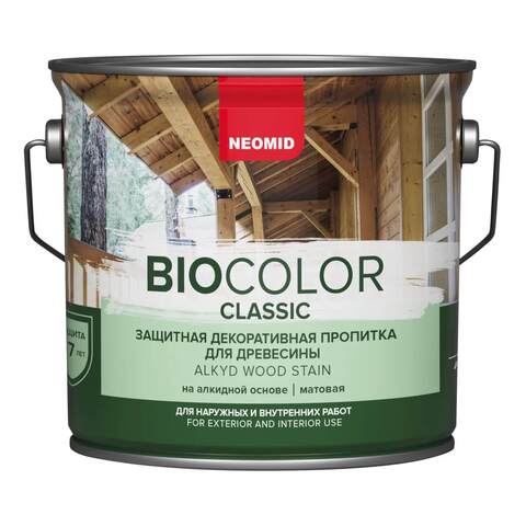 Пропитка защитная для древесины Neomid Bio Color Classic / Неомид Био Колор Классик
