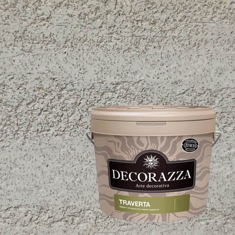 Декоративная штукатурка с эффектом камня травертина Decorazza Traverta / Декорацца Траверта