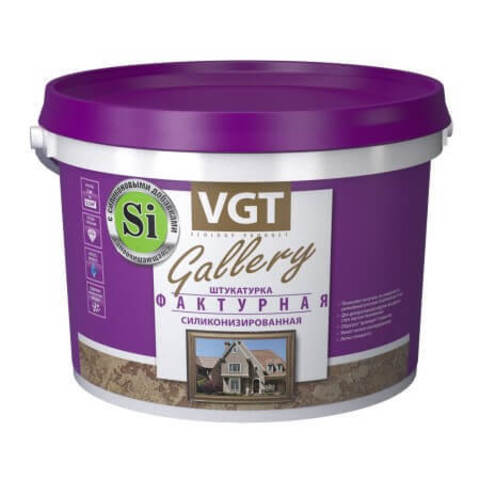 Штукатурка декоративная силиконизированная "шуба" VGT Gallery Фактурная / ВГТ