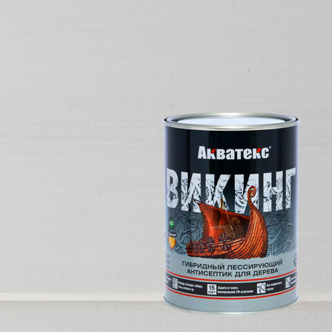 Антисептик лессирующий гибридный для дерева Акватекс Викинг