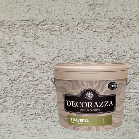 Декоративная штукатурка с эффектом камня травертина Decorazza Traverta / Декорацца Траверта