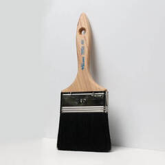 Кисть профессиональная, универсальная черная щетина Boldrini / Болдрини