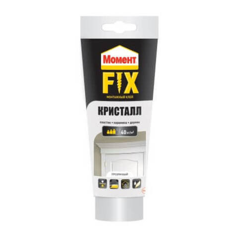 Клей монтажный Момент FIX Кристалл