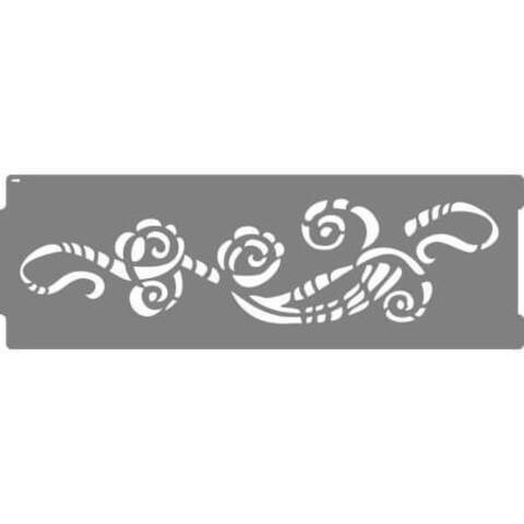 Трафарет бордюр для декоративных штукатурок Art Decor / Арт Декор
