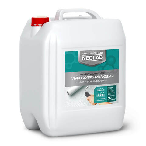Грунтовка акриловая глубокопроникающая для внутренних работ Neolab / Неолаб