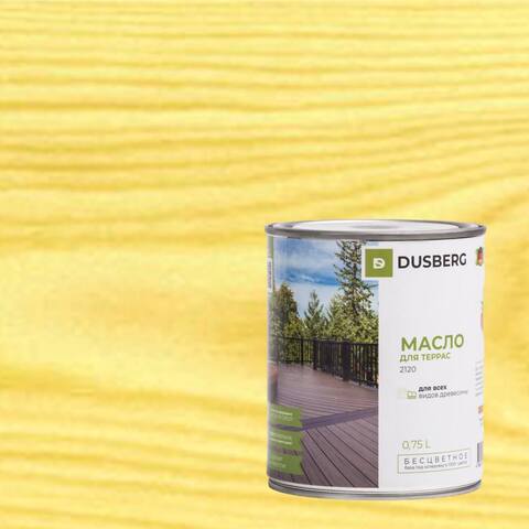 Масло для террас и садовой мебели Dusberg 2120 / Дусберг
