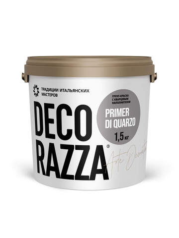 Грунт-краска с кварцевым наполнителем Decorazza Primer Di Quarzo / Декорацца Праймер Ди Кварцо