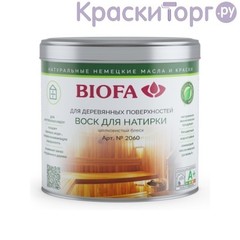 Воск для натирки древесины бань и саун Biofa 2060 / Биофа