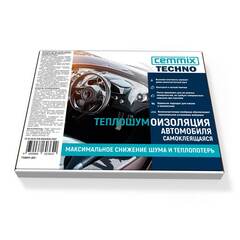 Теплошумоизоляция для автомобиля самоклеящаяся Cemmix Techno / Цеммикс Техно